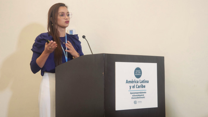 Presentación de la Sra. Laura Mora, Coordinadora Nacional del Proyecto NDC Action en Costa Rica. 
