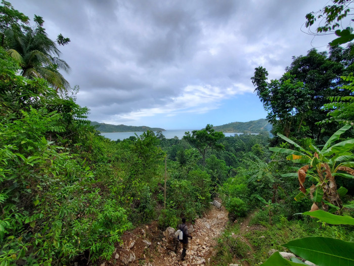 Vista de paisaje, Haití