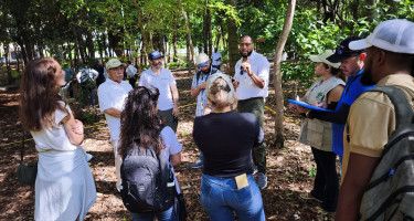 Technician on the field day