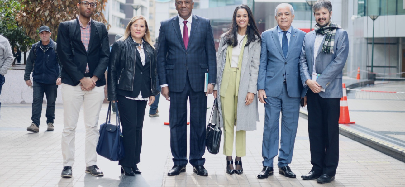 Delegación de República Dominicana que visitó Chile